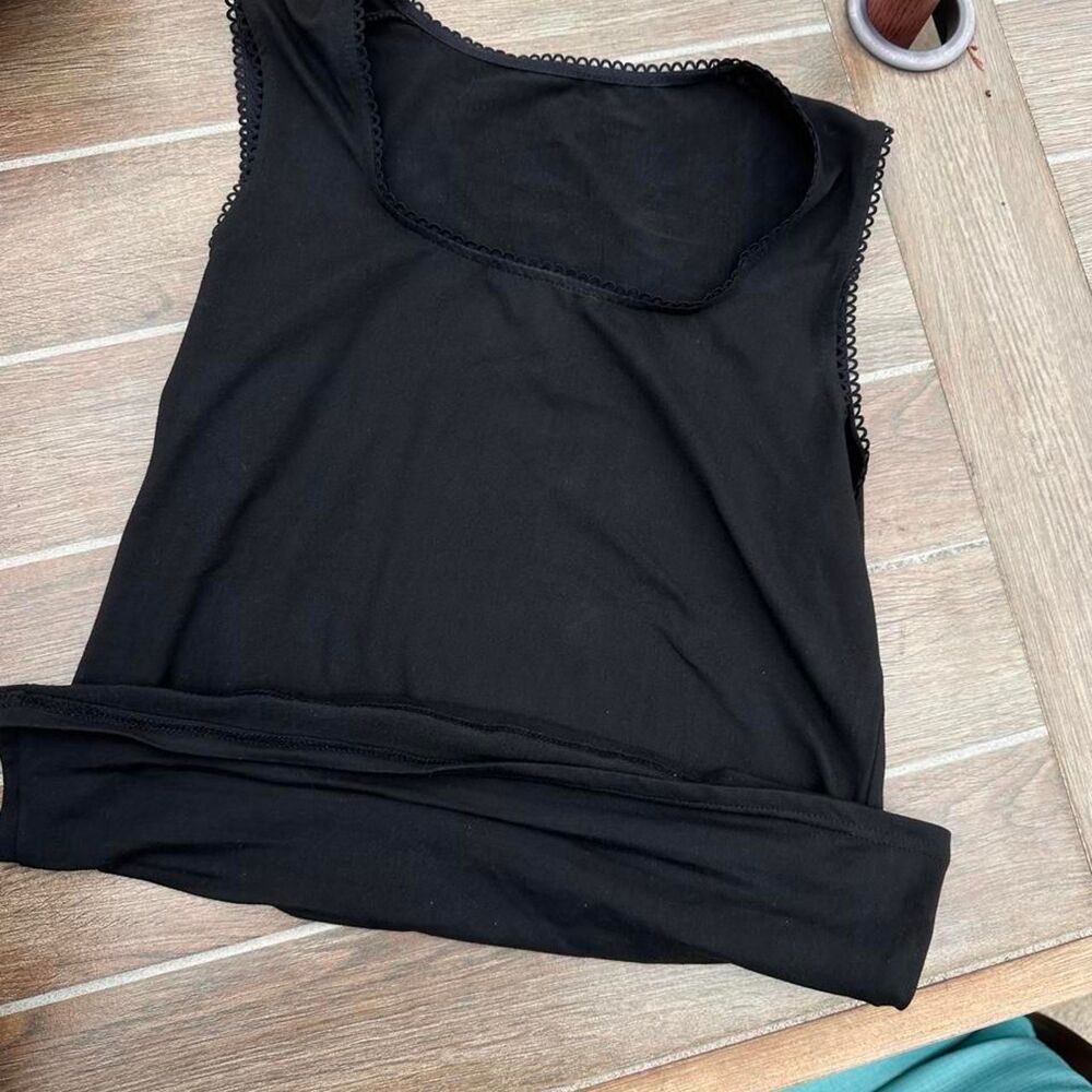 Black Tank Top Size L